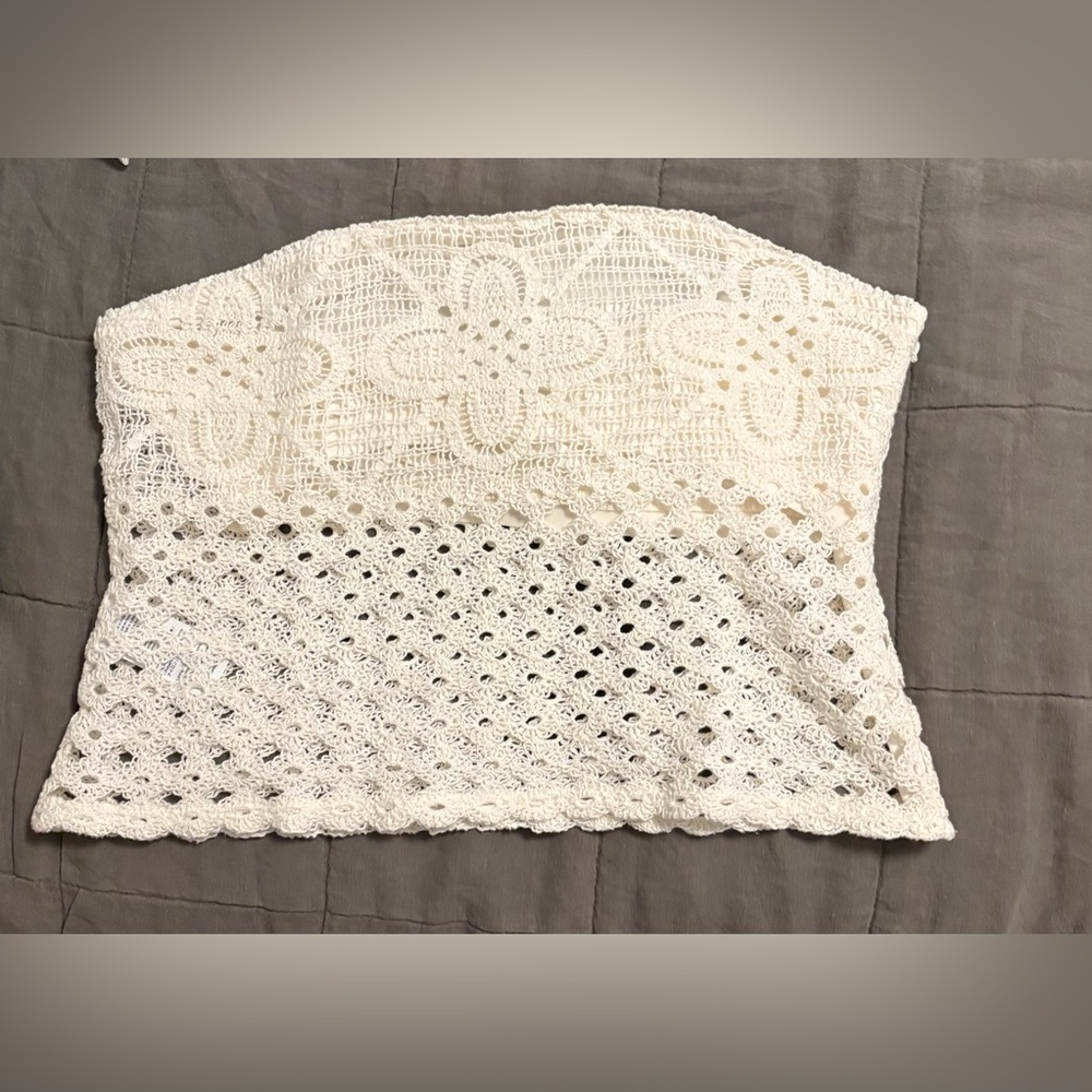 J. Crew Crochet bandeau tank top - Picture 4 of 5
